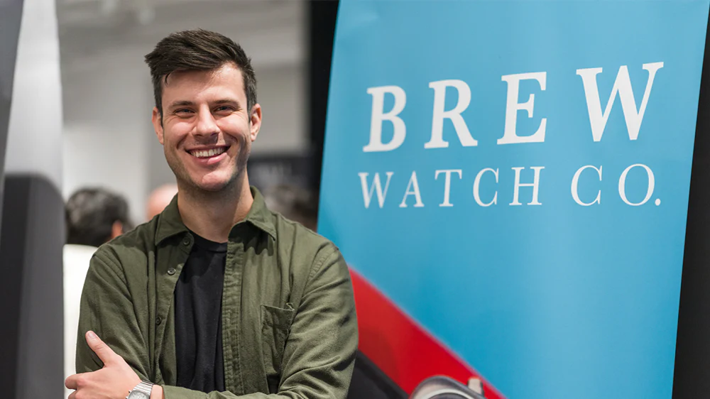 Jonathan Ferrer, fundador y CEO de BREW WATCHES