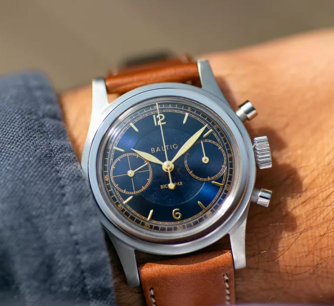 BALTIC BICOMPAX BLUE GILT