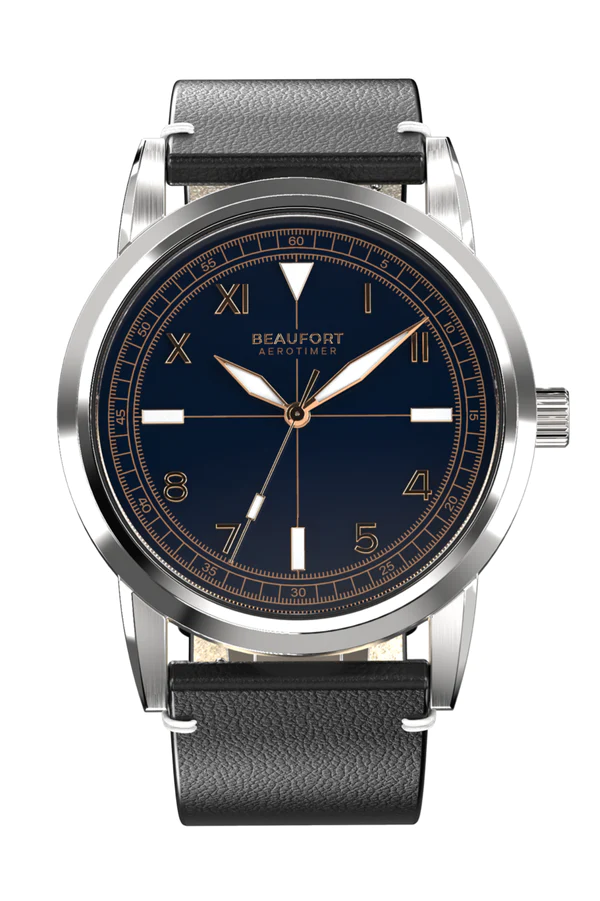Beaufort Aerotimer MKII Navy Gilt