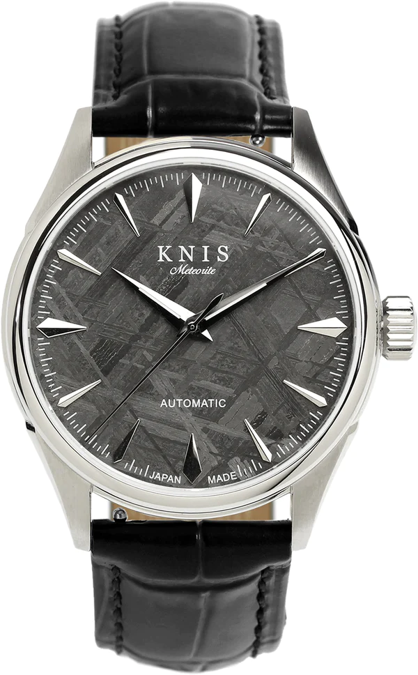 Knis Meteorite acero inoxidable correa piel
