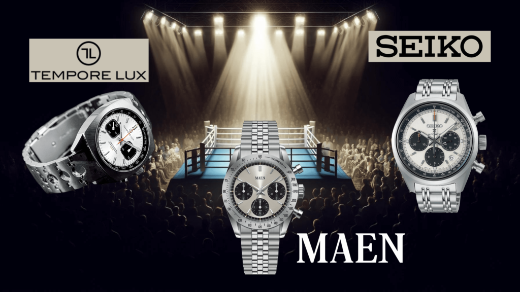 Seiko Prospex Speedtimer vs Tempore Lux Racing One vs Maen Skymaster